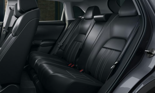 2024 Honda HR-V Back seats interior 2024 Honda HR-V Back seats interior