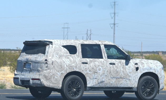 2025 Nissan Armada prototype