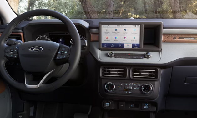 2024 Ford Maverick infotainment and navigation system