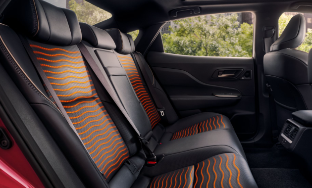 2024 Toyota Crown Interior, Back seats view