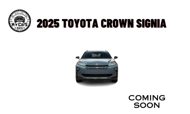 The New 2025 Toyota Crown Signia All the details is Here