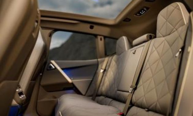 2025 BMW iX back seat