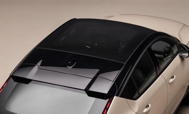 2025 Volvo EC40 View from top 2025 Volvo EC40 View from top