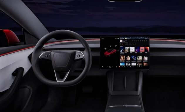 2024 Tesla Model 3 Dashboard