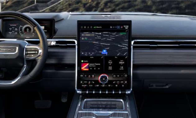 2025 GMC Sierra EV Dashboard